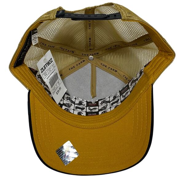 Goorin Bros The Farm Beware Doberman Trucker Snapback Hat Cap Black Biege New - Picture 5 of 7